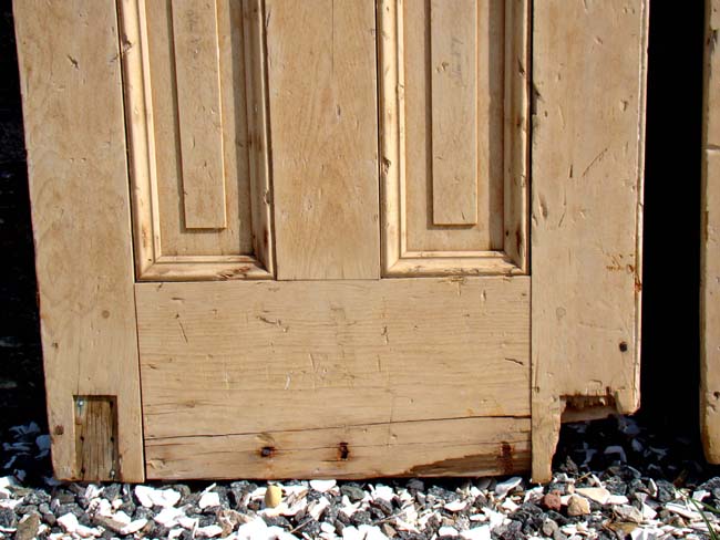 The only pair ever offered of documented 'Ward' room doors, circa 1850-1900, off the USS CONSTITUTION. Full provenace available to the buyer. — image 3